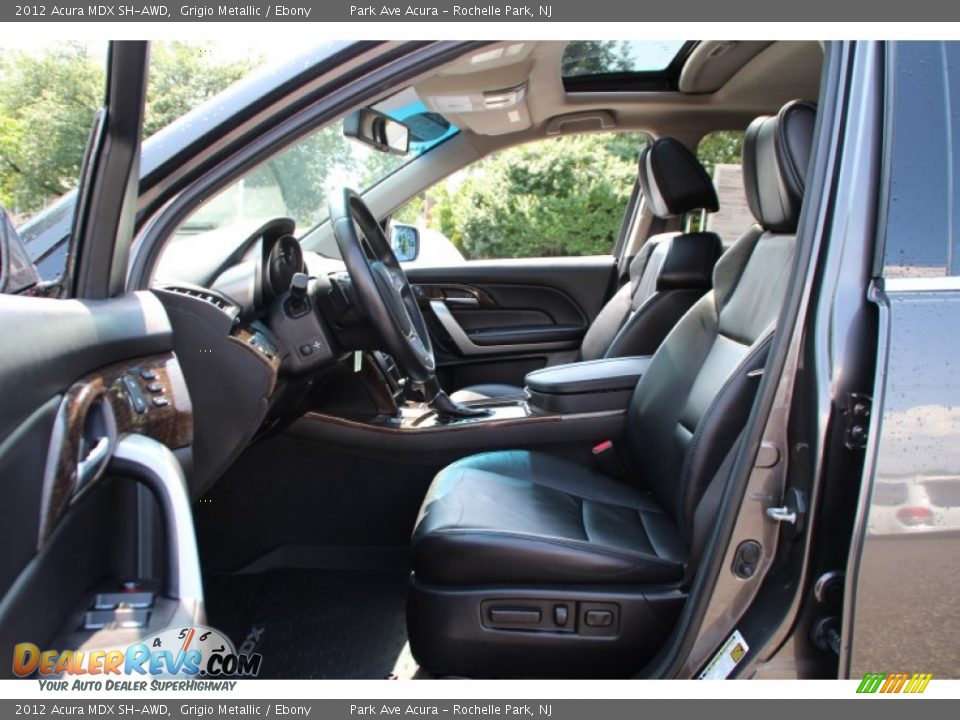 2012 Acura MDX SH-AWD Grigio Metallic / Ebony Photo #12