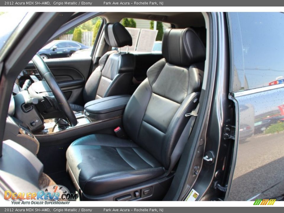 2012 Acura MDX SH-AWD Grigio Metallic / Ebony Photo #13