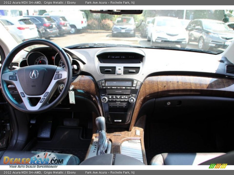 2012 Acura MDX SH-AWD Grigio Metallic / Ebony Photo #15