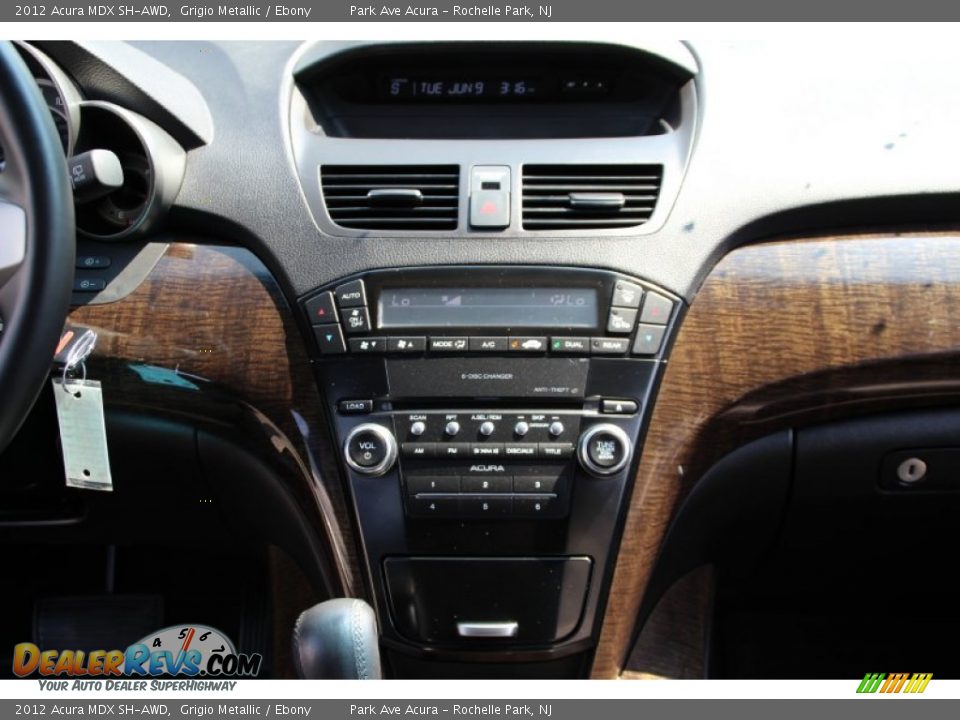 2012 Acura MDX SH-AWD Grigio Metallic / Ebony Photo #16