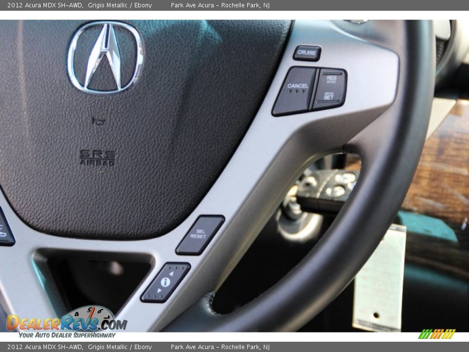 2012 Acura MDX SH-AWD Grigio Metallic / Ebony Photo #20