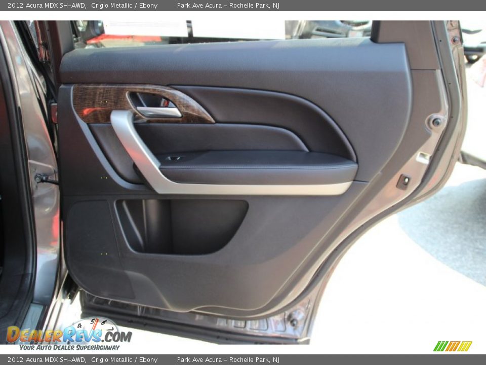 2012 Acura MDX SH-AWD Grigio Metallic / Ebony Photo #24