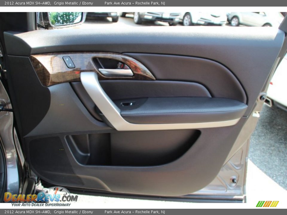 2012 Acura MDX SH-AWD Grigio Metallic / Ebony Photo #26
