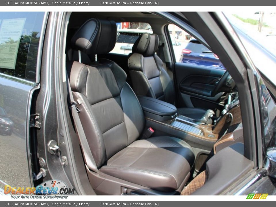 2012 Acura MDX SH-AWD Grigio Metallic / Ebony Photo #29