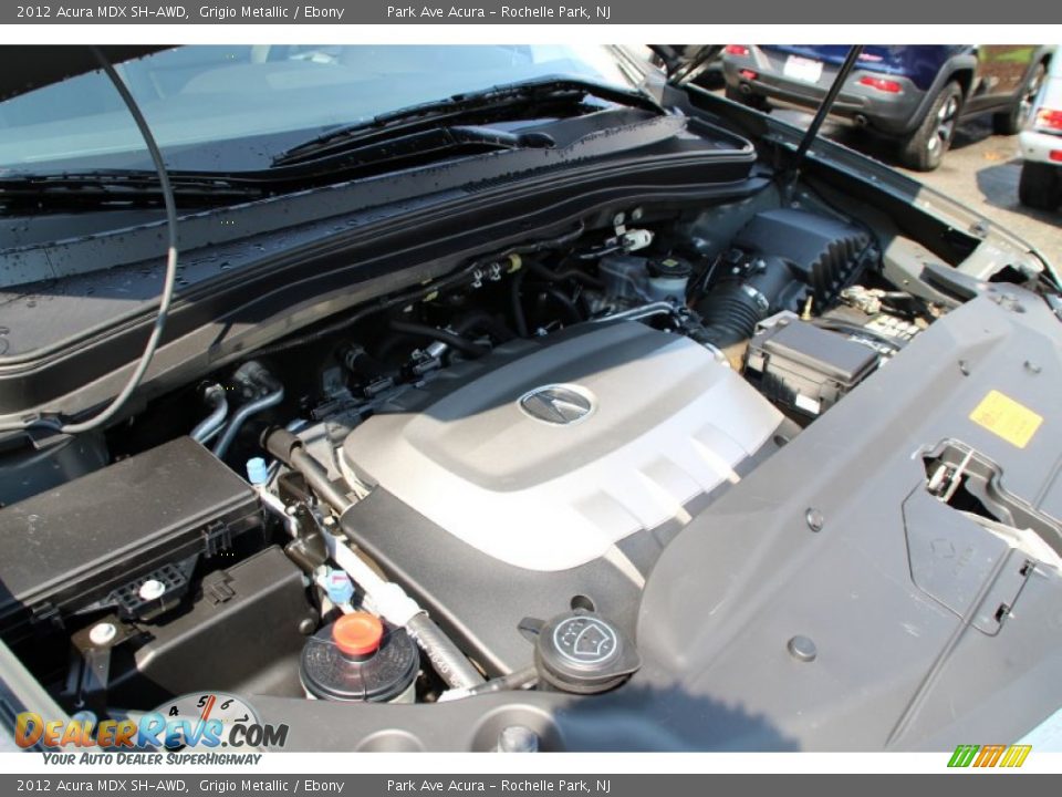 2012 Acura MDX SH-AWD Grigio Metallic / Ebony Photo #30