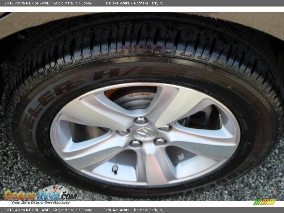 2012 Acura MDX SH-AWD Grigio Metallic / Ebony Photo #33