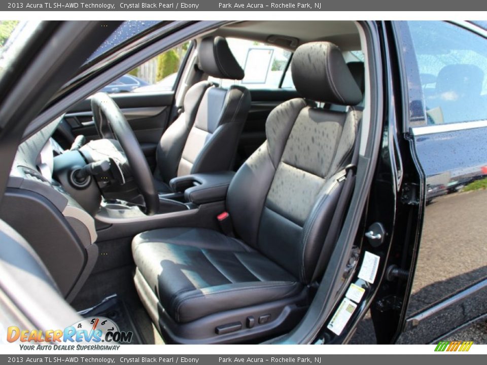 2013 Acura TL SH-AWD Technology Crystal Black Pearl / Ebony Photo #13