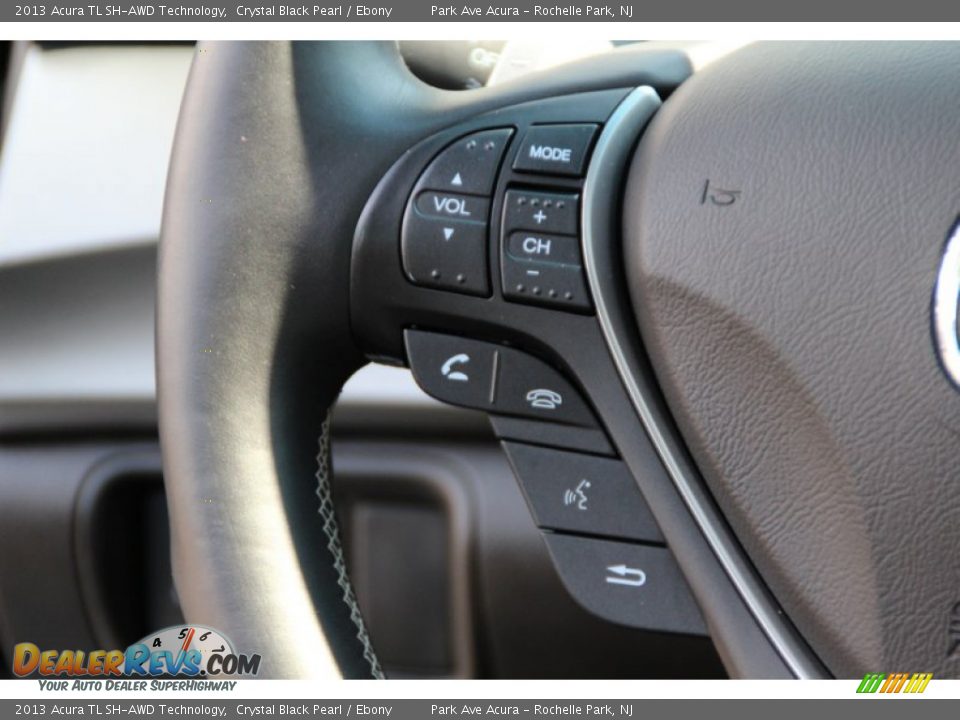 2013 Acura TL SH-AWD Technology Crystal Black Pearl / Ebony Photo #19