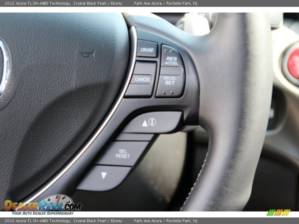 2013 Acura TL SH-AWD Technology Crystal Black Pearl / Ebony Photo #20
