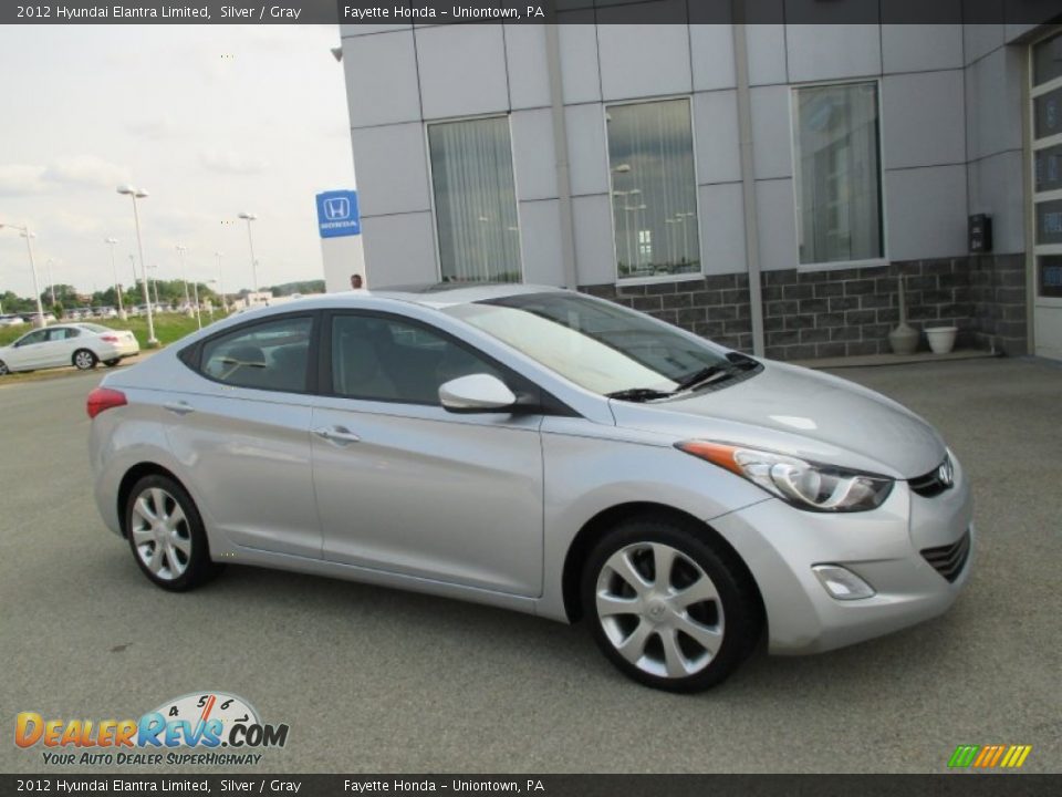 2012 Hyundai Elantra Limited Silver / Gray Photo #1