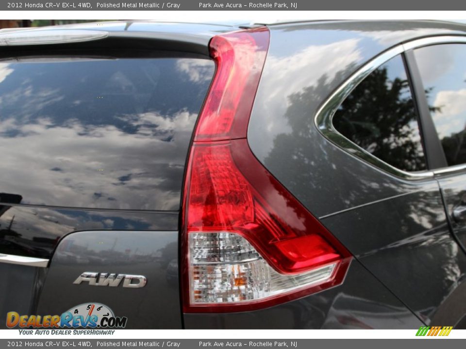 2012 Honda CR-V EX-L 4WD Polished Metal Metallic / Gray Photo #24