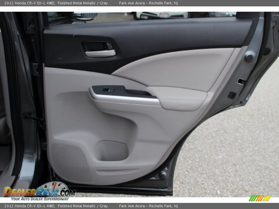 2012 Honda CR-V EX-L 4WD Polished Metal Metallic / Gray Photo #25