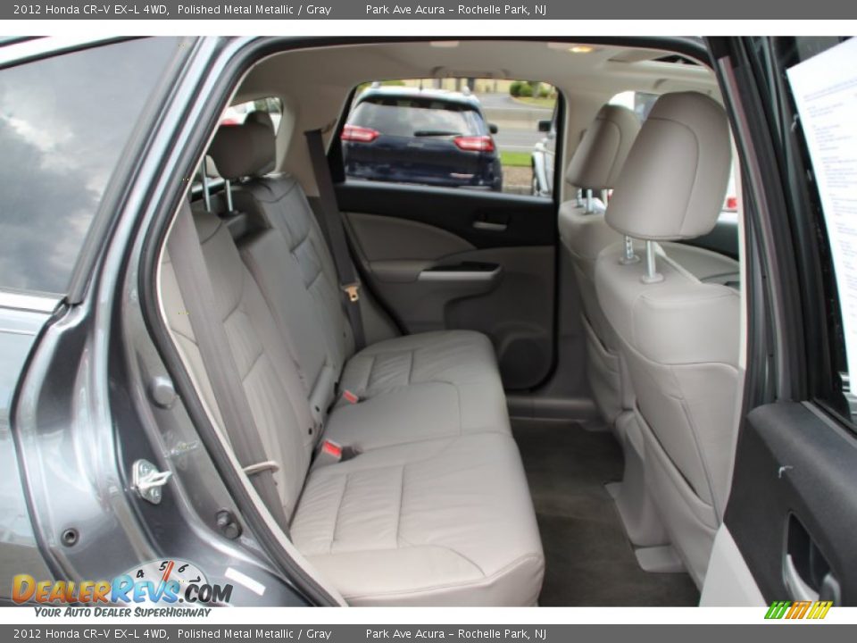 2012 Honda CR-V EX-L 4WD Polished Metal Metallic / Gray Photo #26