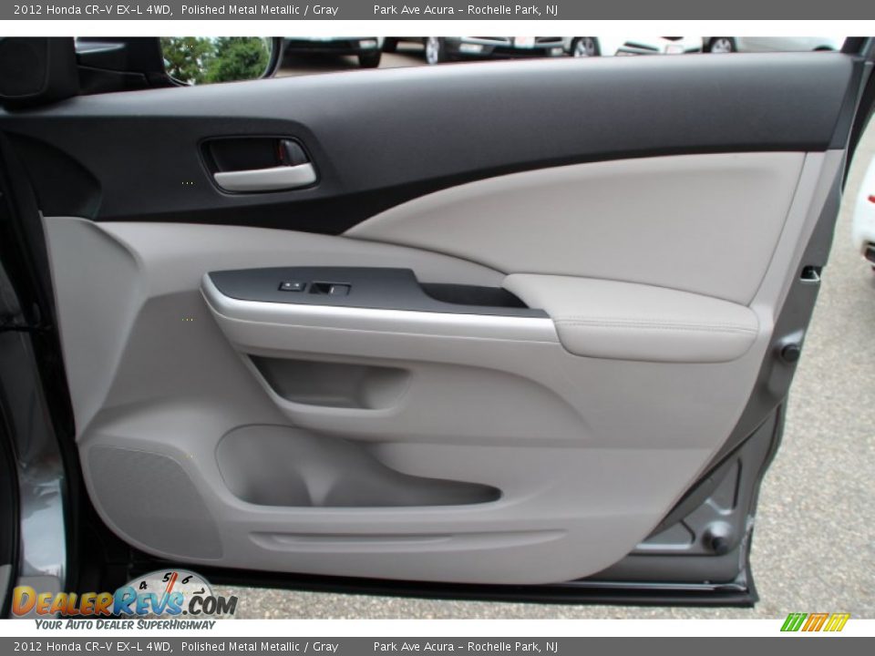 2012 Honda CR-V EX-L 4WD Polished Metal Metallic / Gray Photo #27