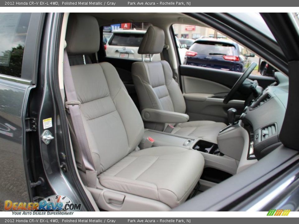 2012 Honda CR-V EX-L 4WD Polished Metal Metallic / Gray Photo #30