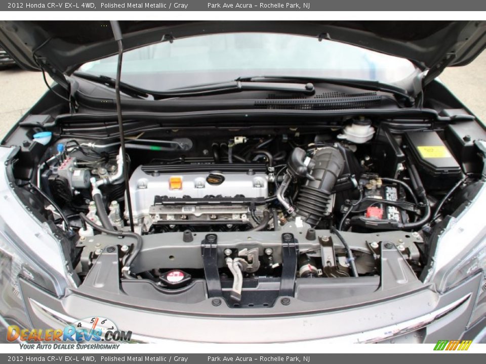 2012 Honda CR-V EX-L 4WD Polished Metal Metallic / Gray Photo #31
