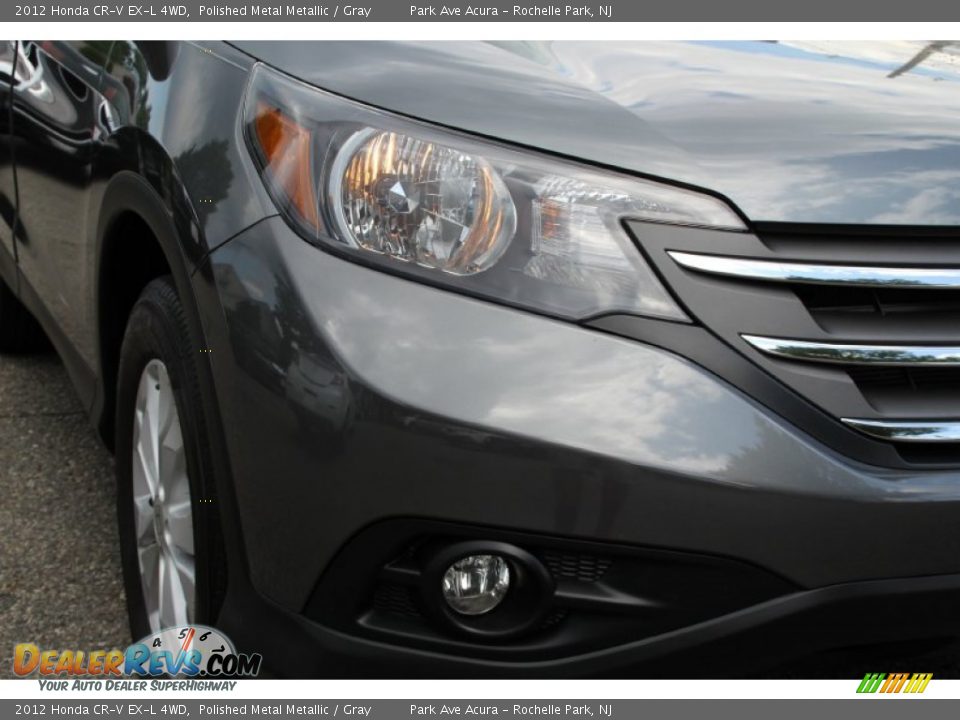 2012 Honda CR-V EX-L 4WD Polished Metal Metallic / Gray Photo #32