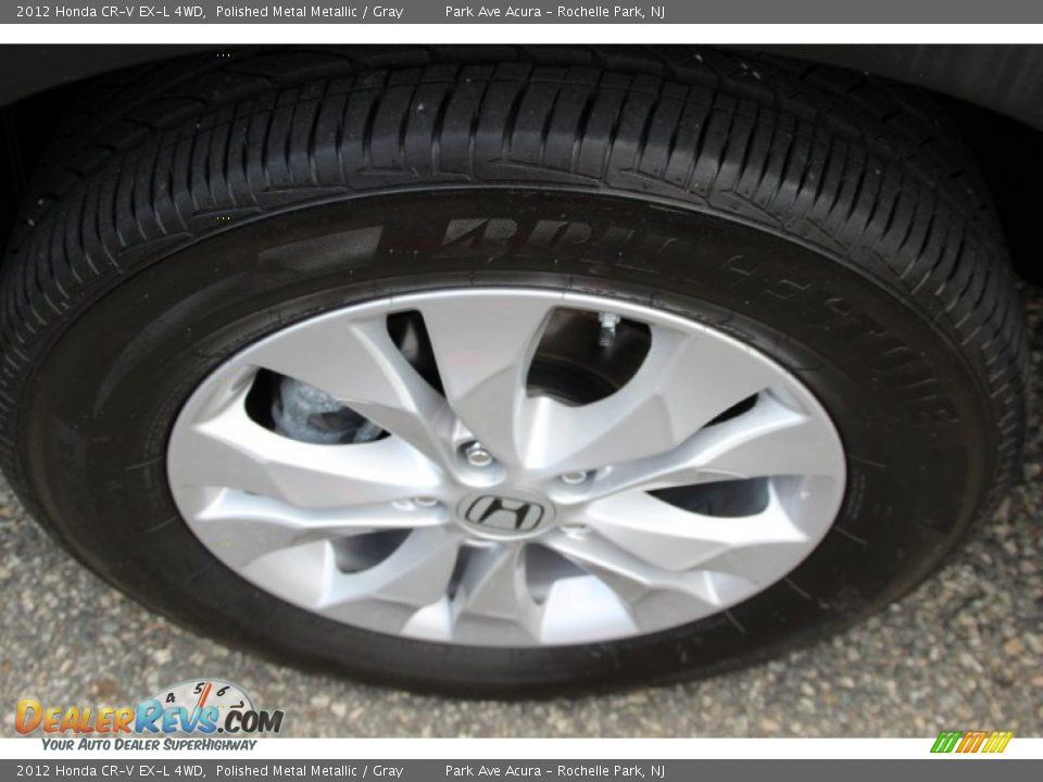 2012 Honda CR-V EX-L 4WD Polished Metal Metallic / Gray Photo #34