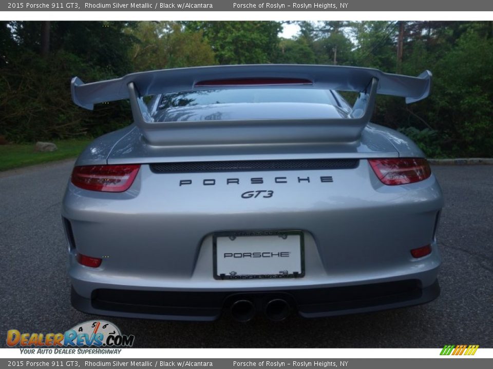 Rhodium Silver Metallic 2015 Porsche 911 GT3 Photo #10
