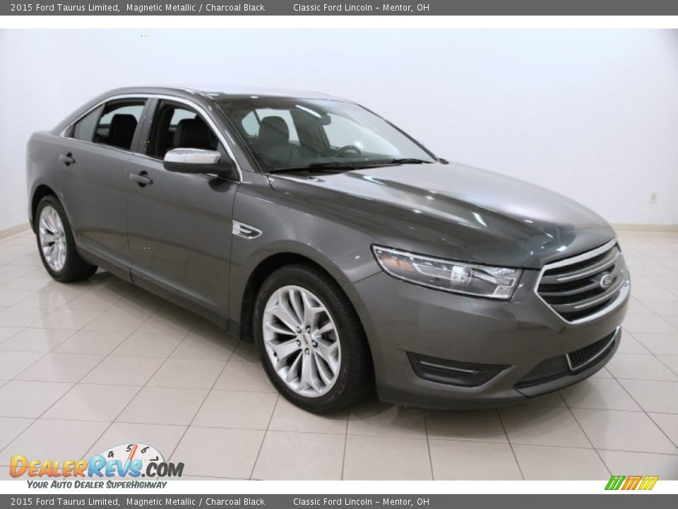2015 Ford Taurus Limited Magnetic Metallic / Charcoal Black Photo #1
