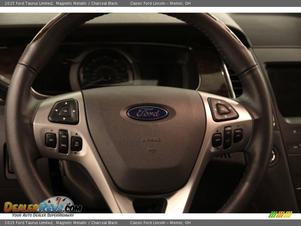 2015 Ford Taurus Limited Magnetic Metallic / Charcoal Black Photo #6