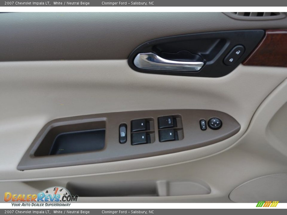 2007 Chevrolet Impala LT White / Neutral Beige Photo #9