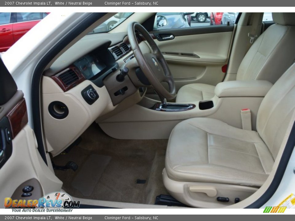 Neutral Beige Interior - 2007 Chevrolet Impala LT Photo #10