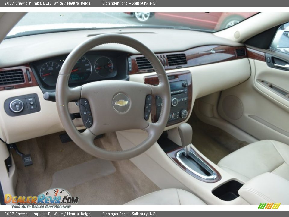 Neutral Beige Interior - 2007 Chevrolet Impala LT Photo #11