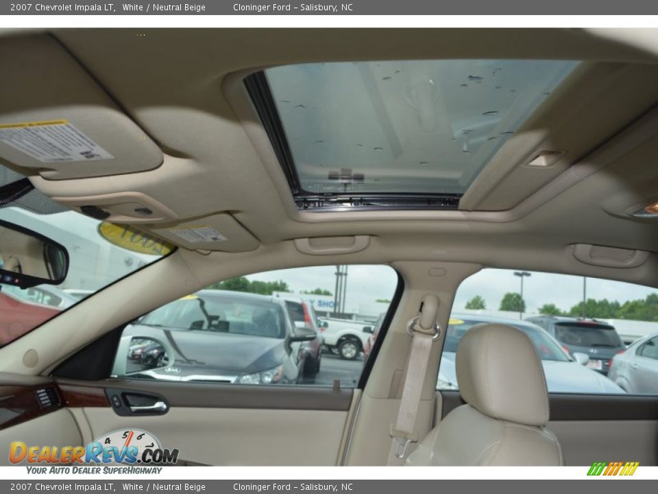 2007 Chevrolet Impala LT White / Neutral Beige Photo #18