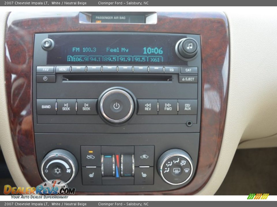 2007 Chevrolet Impala LT White / Neutral Beige Photo #19