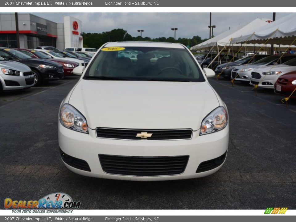 2007 Chevrolet Impala LT White / Neutral Beige Photo #29