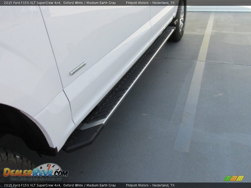 2015 Ford F150 XLT SuperCrew 4x4 Oxford White / Medium Earth Gray Photo #12