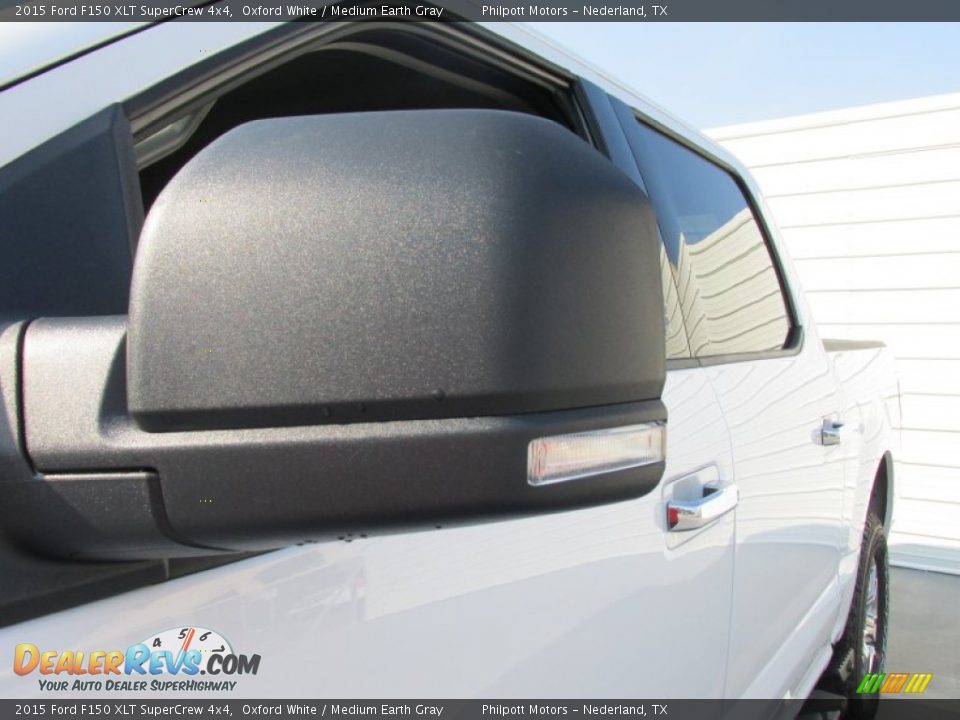 2015 Ford F150 XLT SuperCrew 4x4 Oxford White / Medium Earth Gray Photo #13