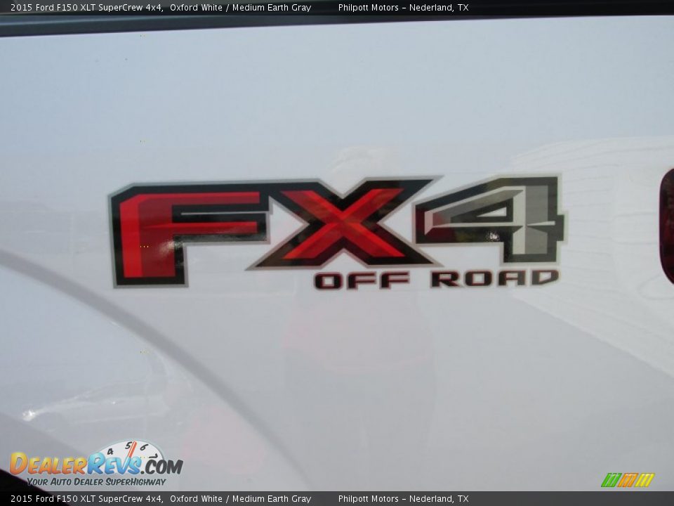 2015 Ford F150 XLT SuperCrew 4x4 Oxford White / Medium Earth Gray Photo #16