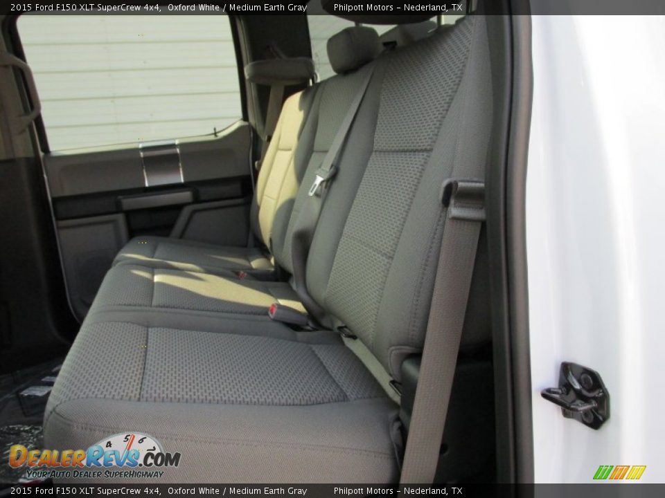 2015 Ford F150 XLT SuperCrew 4x4 Oxford White / Medium Earth Gray Photo #20