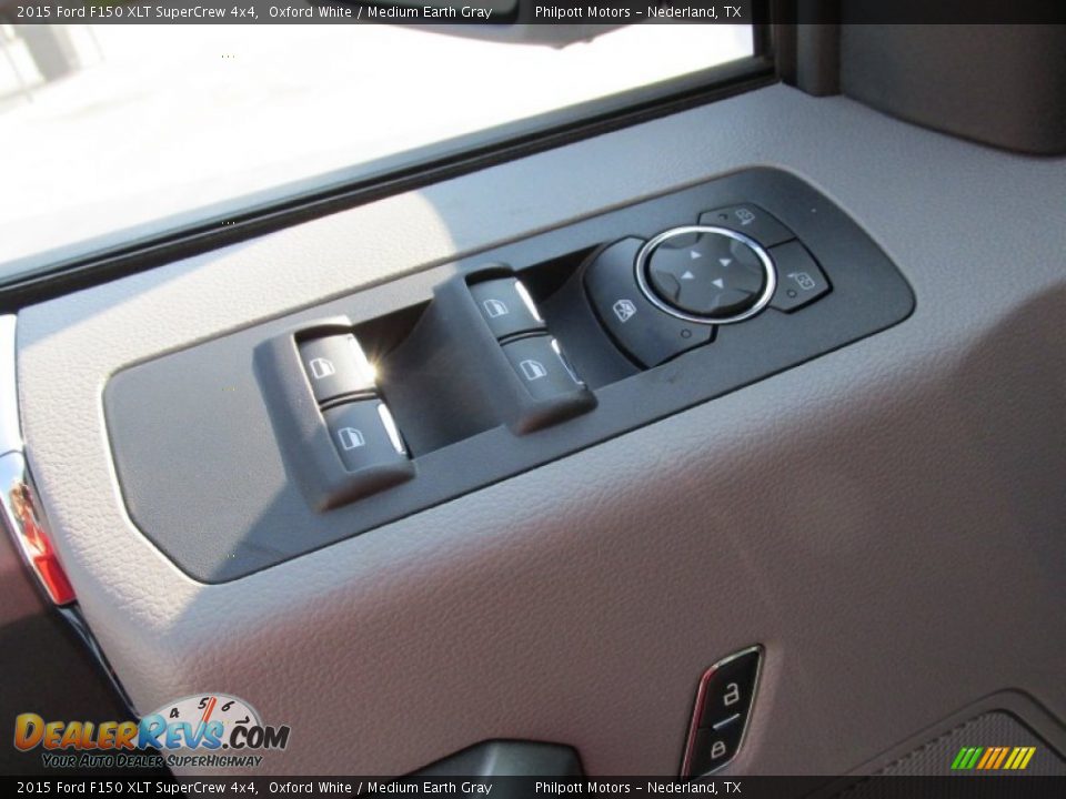 2015 Ford F150 XLT SuperCrew 4x4 Oxford White / Medium Earth Gray Photo #22