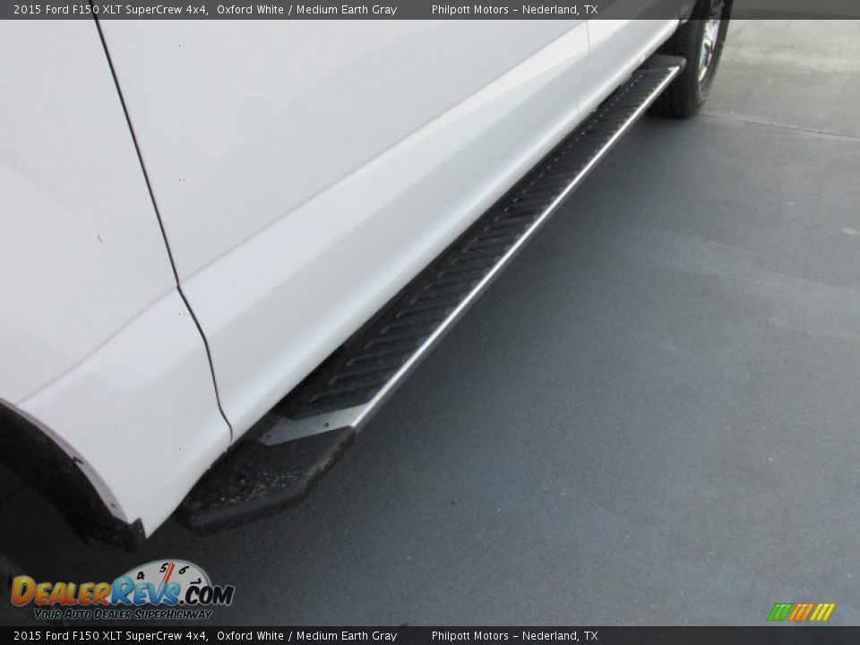 2015 Ford F150 XLT SuperCrew 4x4 Oxford White / Medium Earth Gray Photo #12