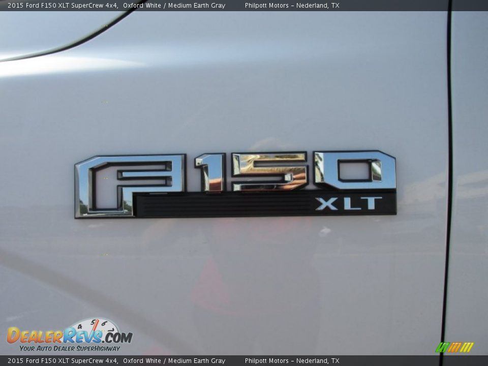 2015 Ford F150 XLT SuperCrew 4x4 Oxford White / Medium Earth Gray Photo #14