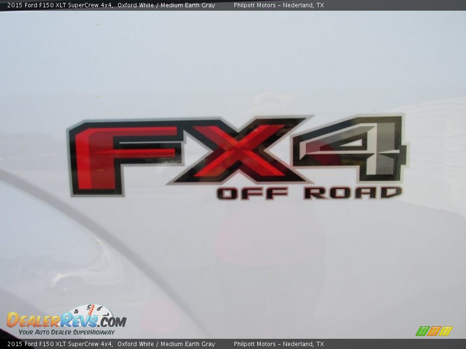 2015 Ford F150 XLT SuperCrew 4x4 Oxford White / Medium Earth Gray Photo #15
