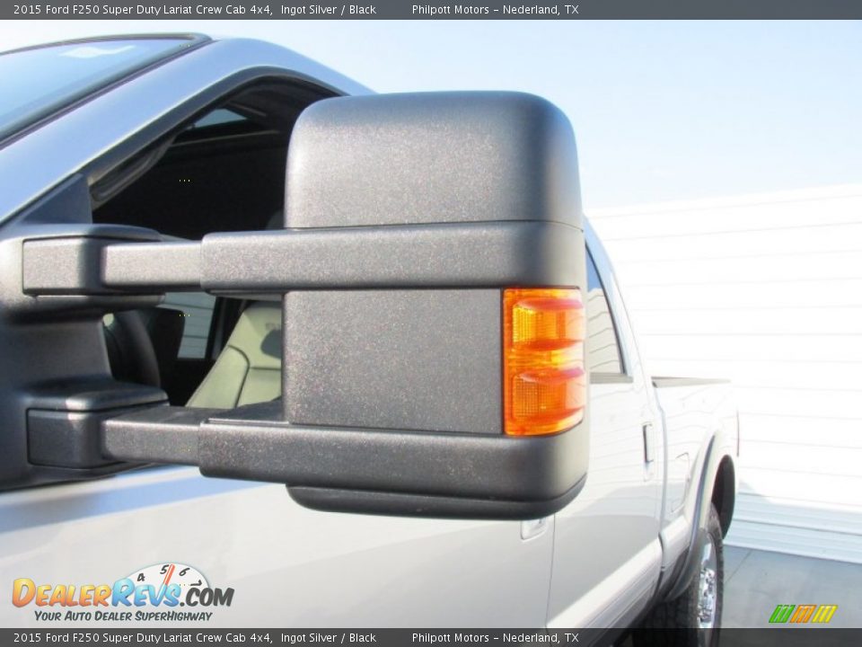 2015 Ford F250 Super Duty Lariat Crew Cab 4x4 Ingot Silver / Black Photo #13