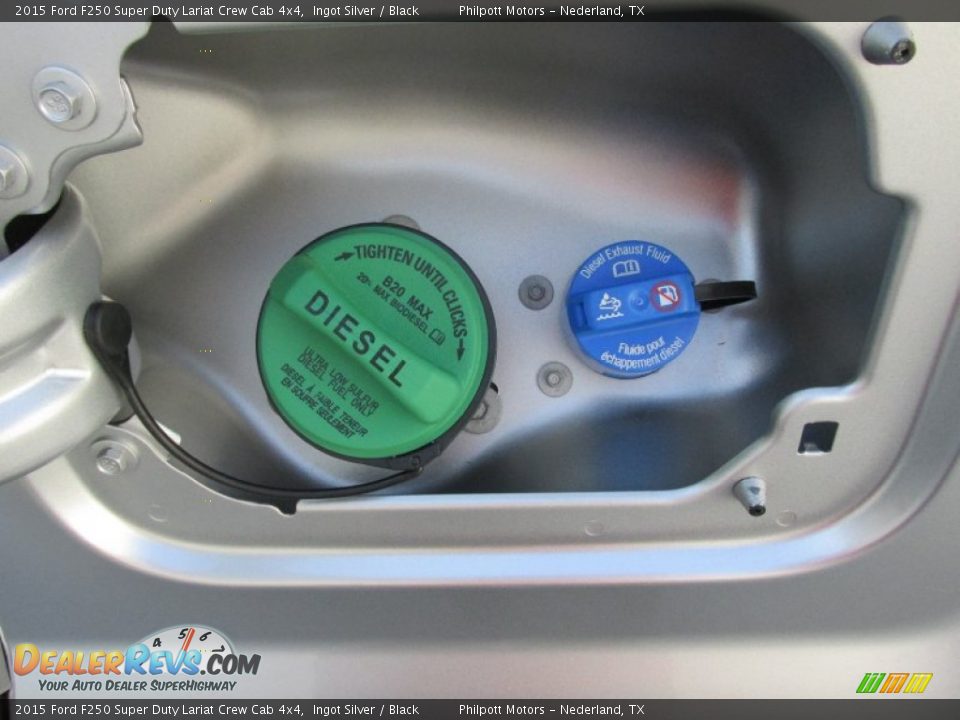 2015 Ford F250 Super Duty Lariat Crew Cab 4x4 Ingot Silver / Black Photo #17