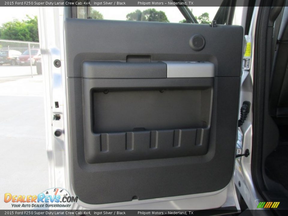 2015 Ford F250 Super Duty Lariat Crew Cab 4x4 Ingot Silver / Black Photo #20