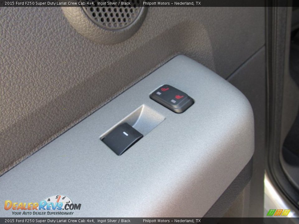 2015 Ford F250 Super Duty Lariat Crew Cab 4x4 Ingot Silver / Black Photo #21
