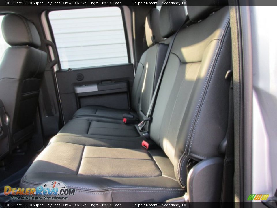 2015 Ford F250 Super Duty Lariat Crew Cab 4x4 Ingot Silver / Black Photo #22