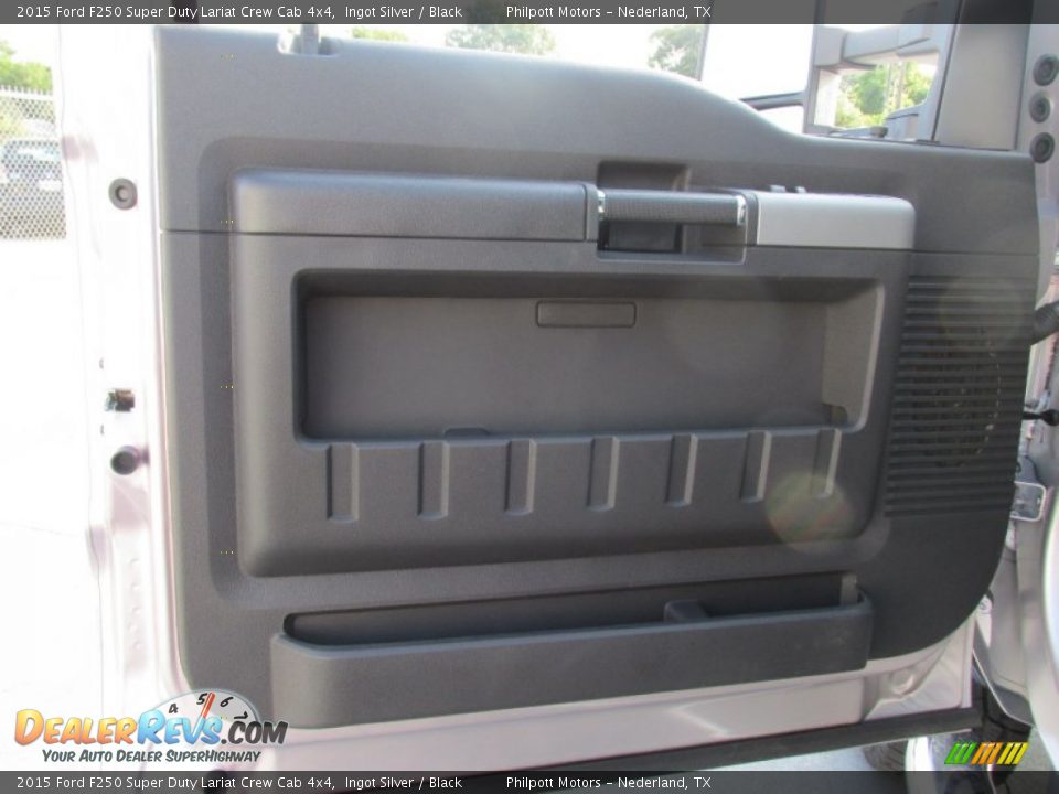 2015 Ford F250 Super Duty Lariat Crew Cab 4x4 Ingot Silver / Black Photo #23