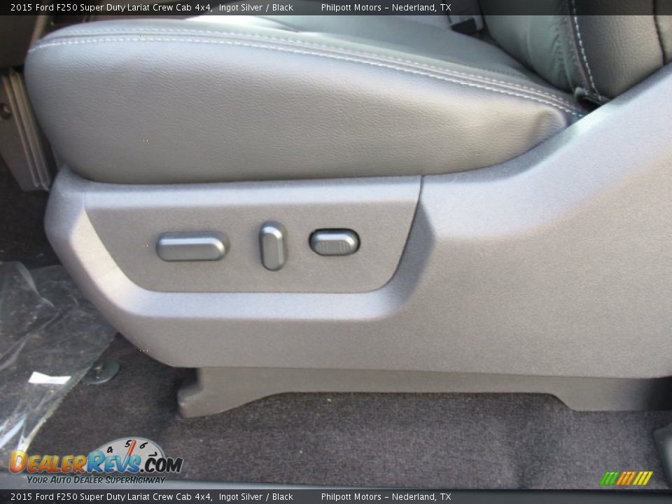 2015 Ford F250 Super Duty Lariat Crew Cab 4x4 Ingot Silver / Black Photo #27