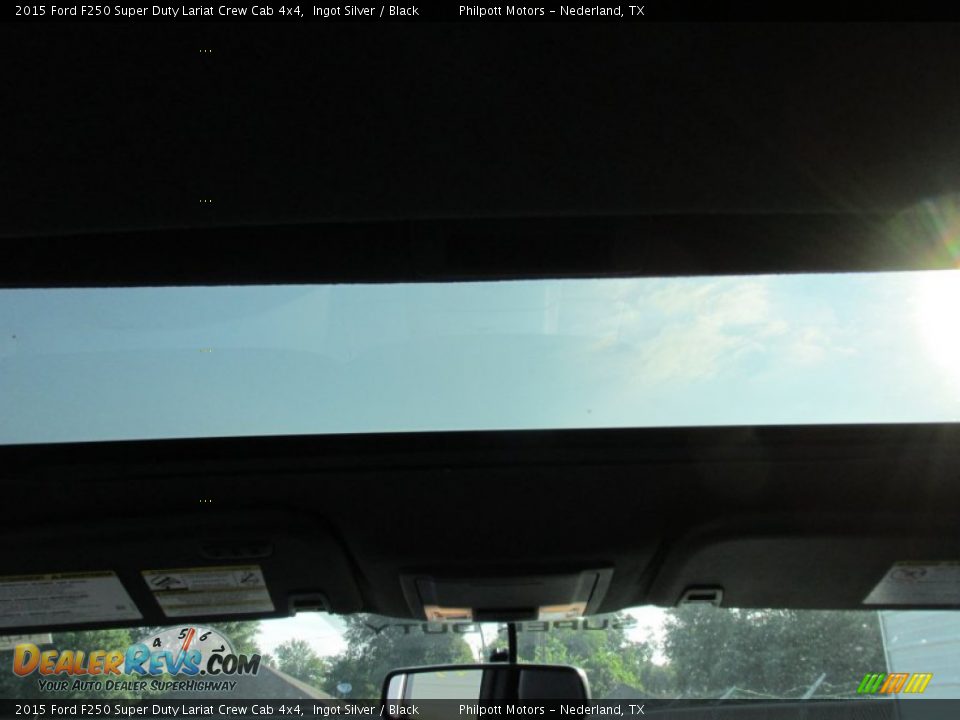 2015 Ford F250 Super Duty Lariat Crew Cab 4x4 Ingot Silver / Black Photo #28