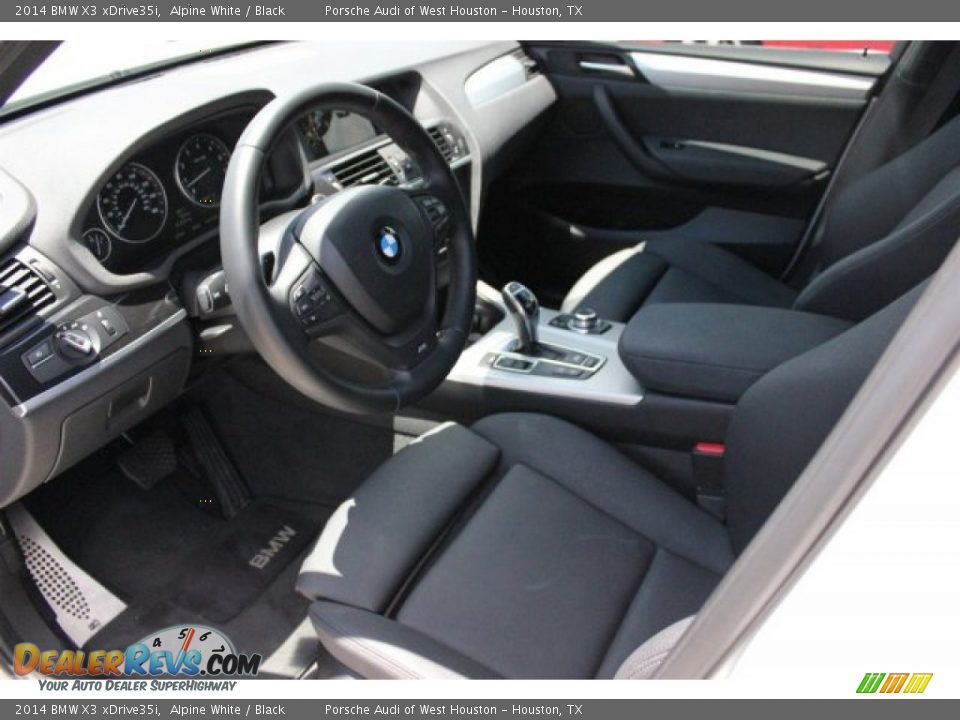 2014 BMW X3 xDrive35i Alpine White / Black Photo #11