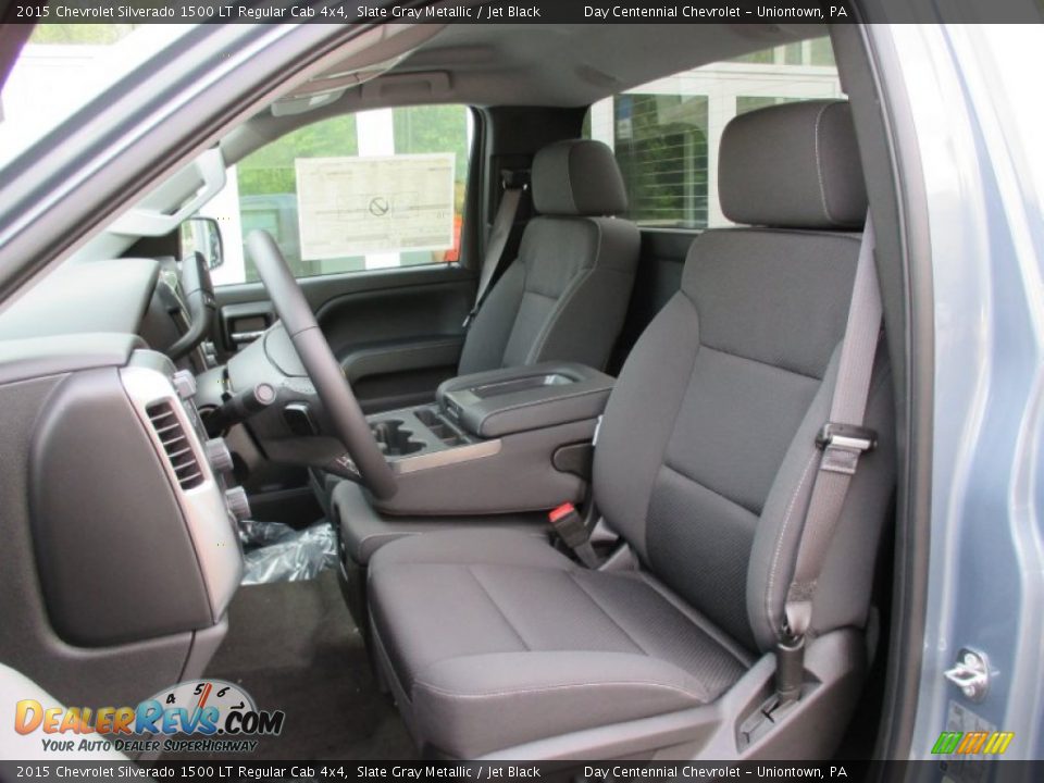 2015 Chevrolet Silverado 1500 LT Regular Cab 4x4 Slate Gray Metallic / Jet Black Photo #14