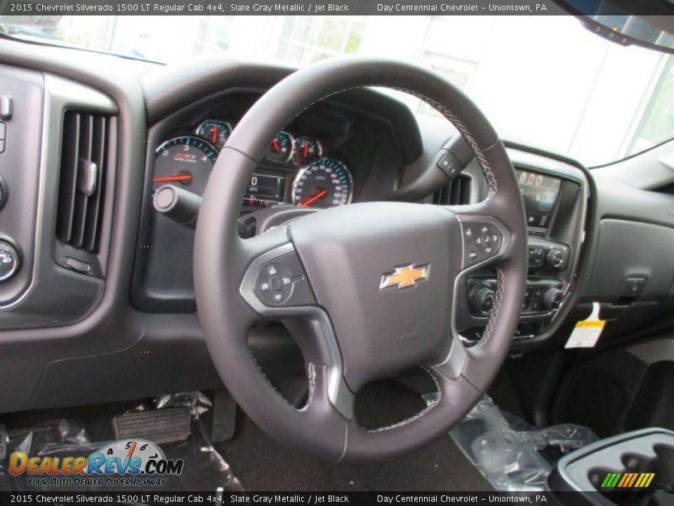 2015 Chevrolet Silverado 1500 LT Regular Cab 4x4 Slate Gray Metallic / Jet Black Photo #15